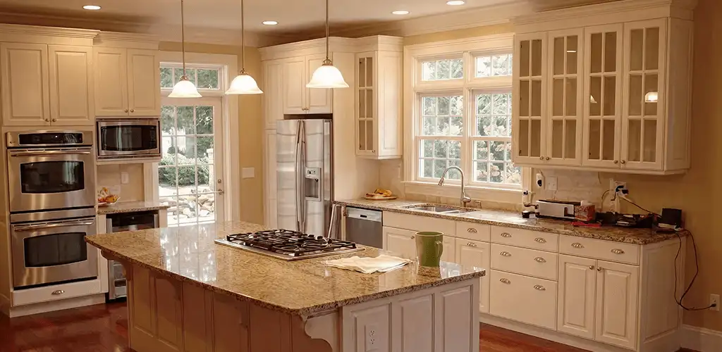 Custom cabinet door installation and kitchen upgrade in Richmond, VA