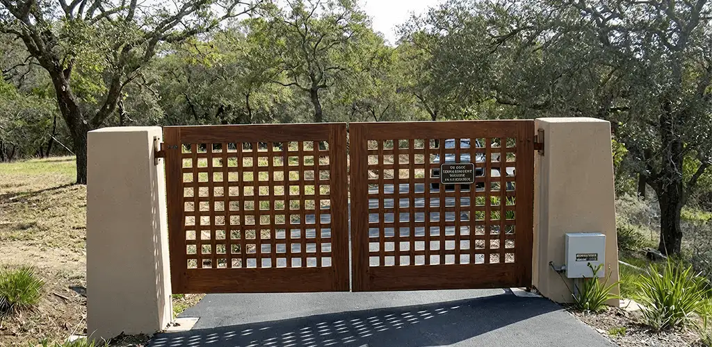 Driveway gate installation for a residential property in Richmond, VA