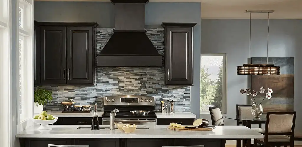 Kitchen cabinet painting and refinishing in a modern kitchen in Richmond, VA
